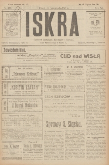 Iskra : dziennik polityczny, społeczny i literacki. R.12, nr 200 (25 października 1921)
