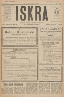 Iskra : dziennik polityczny, społeczny i literacki. R.12, nr 224 (23 listopada 1921)