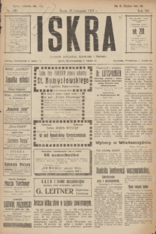 Iskra : dziennik polityczny, społeczny i literacki. R.12, nr 230 (30 listopada 1921)