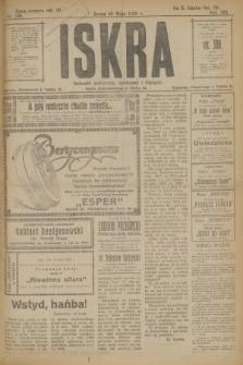 Iskra : dziennik polityczny, społeczny i literacki. R.13, nr 102 (10 maja 1922)