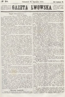 Gazeta Lwowska. 1866, nr 20