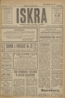 Iskra : dziennik polityczny, społeczny i literacki. R.13, nr 121 (2 czerwca 1922)