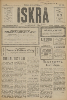 Iskra : dziennik polityczny, społeczny i literacki. R.13, nr 144 (2 lipca 1922)