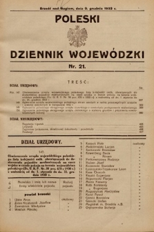 Poleski Dziennik Wojewódzki. 1932, nr 21