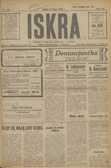 Iskra : dziennik polityczny, społeczny i literacki. R.13, nr 149 (8 lipca 1922)