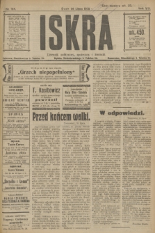 Iskra : dziennik polityczny, społeczny i literacki. R.13, nr 164 (26 lipca 1922)