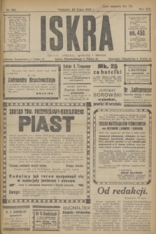 Iskra : dziennik polityczny, społeczny i literacki. R.8 [i.e.13], nr 168 (30 lipca 1922)