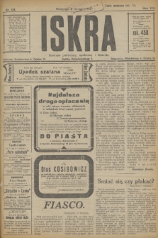 Iskra : dziennik polityczny, społeczny i literacki. R.8 [i.e.13], nr 174 (6 sierpnia 1922)