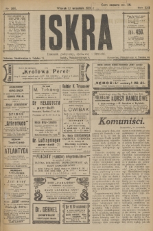 Iskra : dziennik polityczny, społeczny i literacki. R.13, nr 202 (12 września 1922)