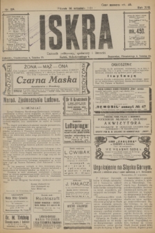Iskra : dziennik polityczny, społeczny i literacki. R.13, nr 214 (26 września 1922)