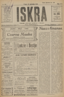 Iskra : dziennik polityczny, społeczny i literacki. R.13, nr 217 (29 września 1922)