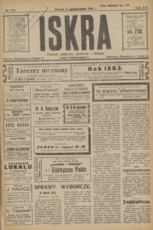 Iskra : dziennik polityczny, społeczny i literacki. R.13, nr 220 (3 października 1922)