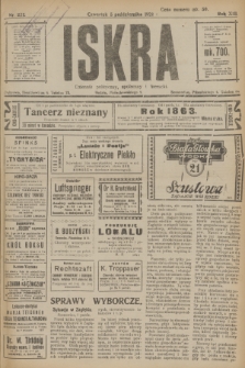 Iskra : dziennik polityczny, społeczny i literacki. R.13, nr 222 (5 pażdziernika 1922)