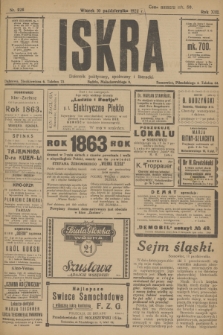 Iskra : dziennik polityczny, społeczny i literacki. R.13, nr 226 (10 października 1922)