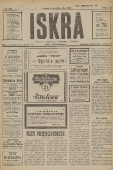 Iskra : dziennik polityczny, społeczny i literacki. R.13, nr 232 (17 pażdziernika 1922)