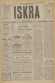 Iskra : dziennik polityczny, społeczny i literacki. R.13, nr 233 (18 października 1922)