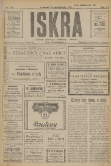 Iskra : dziennik polityczny, społeczny i literacki. R.13, nr 240 (26 października 1922)