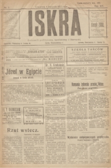 Iskra : dziennik polityczny, społeczny i literacki. R.14, nr 2 (4 stycznia 1923)