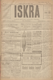 Iskra : dziennik polityczny, społeczny i literacki. R.14, nr 4 (6 stycznia 1923)