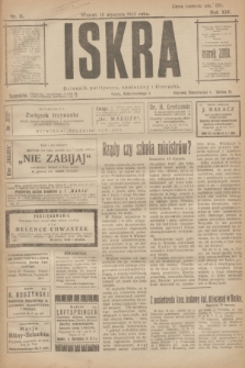 Iskra : dziennik polityczny, społeczny i literacki. R.14, nr 11 (16 stycznia 1923)