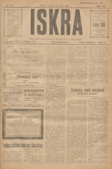 Iskra : dziennik polityczny, społeczny i literacki. R.14, nr 20 (26 stycznia 1923)