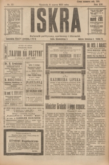 Iskra : dziennik polityczny, społeczny i literacki. R.14, nr 57 (11 marca 1923)