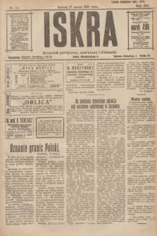 Iskra : dziennik polityczny, społeczny i literacki. R.14, nr 62 (17 marca 1923)