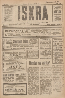 Iskra : dziennik polityczny, społeczny i literacki. R.14, nr 64 (20 marca 1923)