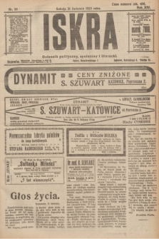 Iskra : dziennik polityczny, społeczny i literacki. R.14, nr 88 (21 kwietnia 1923)