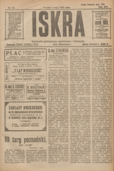 Iskra : dziennik polityczny, społeczny i literacki. R.14, nr 96 (1 maja 1923)