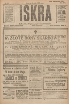 Iskra : dziennik polityczny, społeczny i literacki. R.14, nr 98 (3 maja 1923)