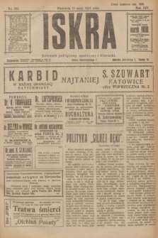 Iskra : dziennik polityczny, społeczny i literacki. R.14, nr 104 (13 maja 1923)