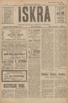 Iskra : dziennik polityczny, społeczny i literacki. R.14, nr 114 (26 maja 1923)
