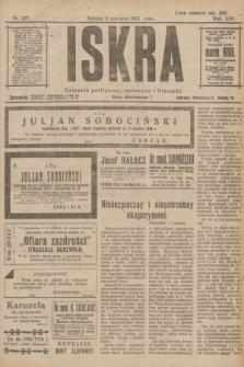 Iskra : dziennik polityczny, społeczny i literacki. R.14, nr 125 (9 czerwca 1923)