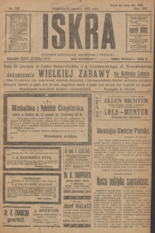 Iskra : dziennik polityczny, społeczny i literacki. R.14, nr 138 (24 czerwca 1923)
