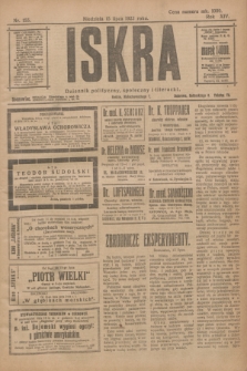 Iskra : dziennik polityczny, społeczny i literacki. R.14, nr 155 (15 lipca 1923)