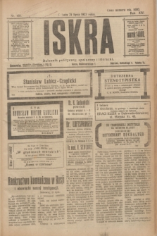 Iskra : dziennik polityczny, społeczny i literacki. R.14, nr 160 (21 lipca 1923)