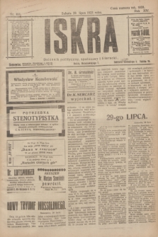 Iskra : dziennik polityczny, społeczny i literacki. R.14, nr 166 (28 lipca 1923)