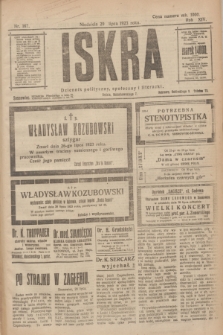 Iskra : dziennik polityczny, społeczny i literacki. R.14, nr 167 (29 lipca 1923)