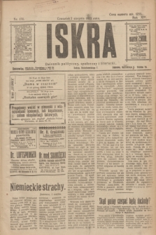 Iskra : dziennik polityczny, społeczny i literacki. R.14, nr 170 (2 sierpnia 1923)