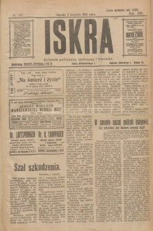 Iskra : dziennik polityczny, społeczny i literacki. R.14, nr 172 (4 sierpnia 1923)