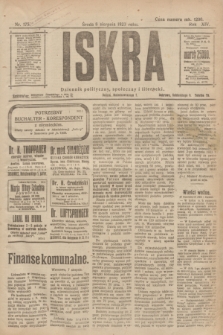 Iskra : dziennik polityczny, społeczny i literacki. R.14, nr 175 (8 sierpnia 1923)