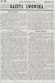 Gazeta Lwowska. 1866, nr 22
