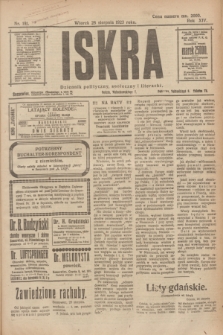Iskra : dziennik polityczny, społeczny i literacki. R.14, nr 191 (28 sierpnia 1923)