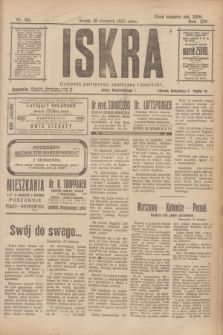 Iskra : dziennik polityczny, społeczny i literacki. R.14, nr 192 (29 sierpnia 1923)