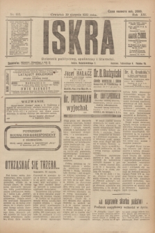 Iskra : dziennik polityczny, społeczny i literacki. R.14, nr 193 (30 sierpnia 1923)