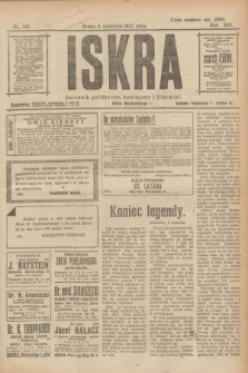 Iskra : dziennik polityczny, społeczny i literacki. R.14, nr 198 (5 września 1923)