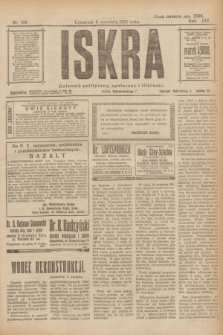 Iskra : dziennik polityczny, społeczny i literacki. R.14, nr 199 (6 września 1923)