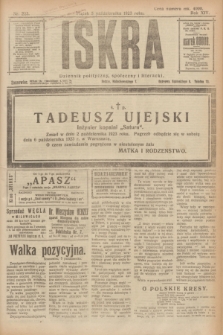 Iskra : dziennik polityczny, społeczny i literacki. R.14, nr 223 (5 paźdeziernika 1923)