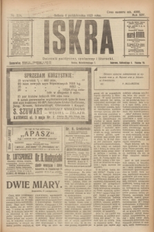 Iskra : dziennik polityczny, społeczny i literacki. R.14, nr 224 (6 pażdziernika1923)